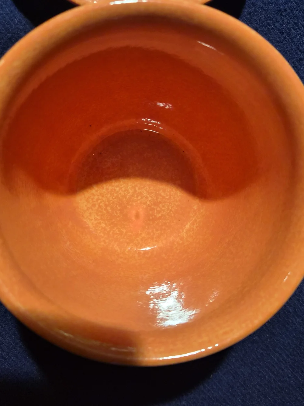 Pfaltzgraff Coral-Orange Ceramic Dish